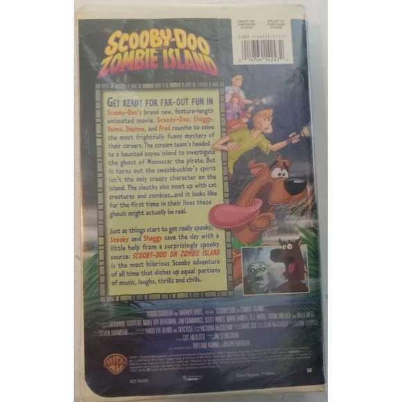 Scooby-Doo on Zombie Island VHS Clamshell 1998 Warner Bros. Family Entertainment - Picture 2 of 4